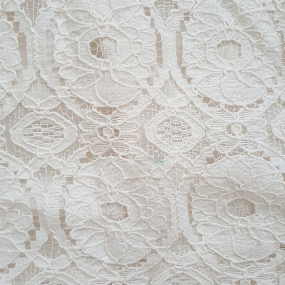 Merona Ivory Lace Ruffle Summer Dress NWOT - Picture 4 of 4